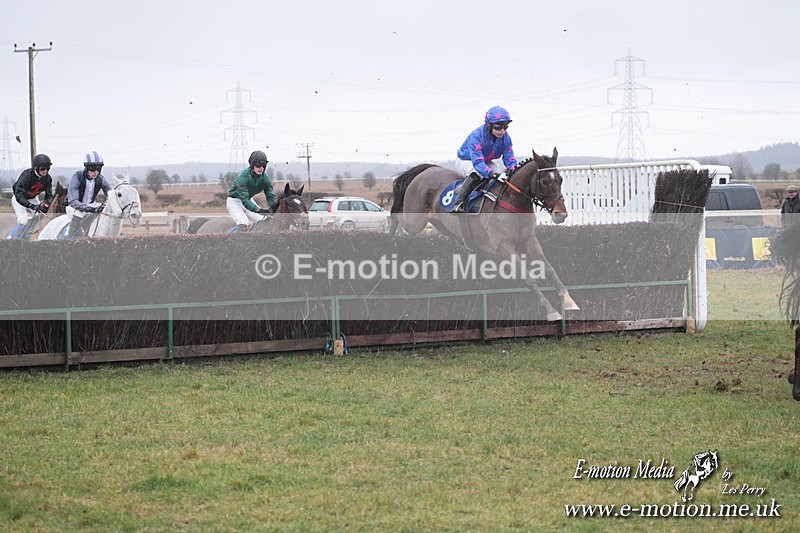 PtP 260125 542 - Cocklebarrow Point-to-Point racing with the Heythrop Hunt 26/01/25
