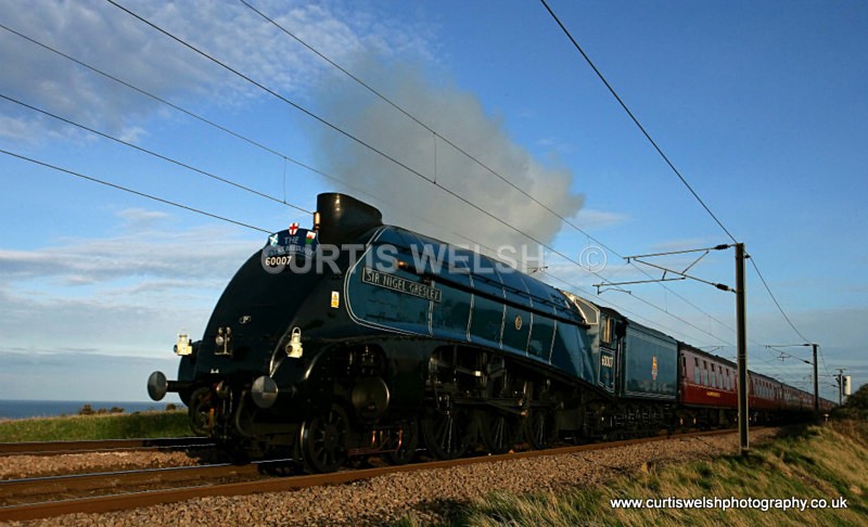 60007 Sir Nigel Gresley at Berwick 16 April 2011 - Preserved Railways