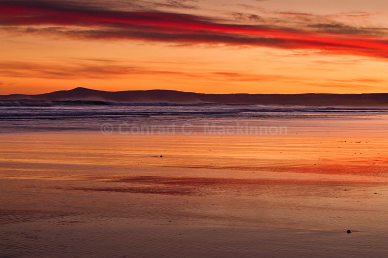 Morning Wave - Lossiemouth - Fire
