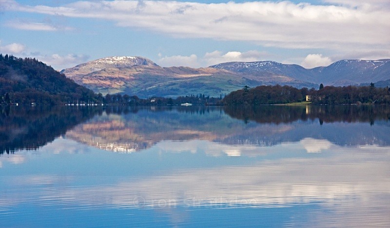Morning reflections on Lake Windermere - Outside the Isle of Man