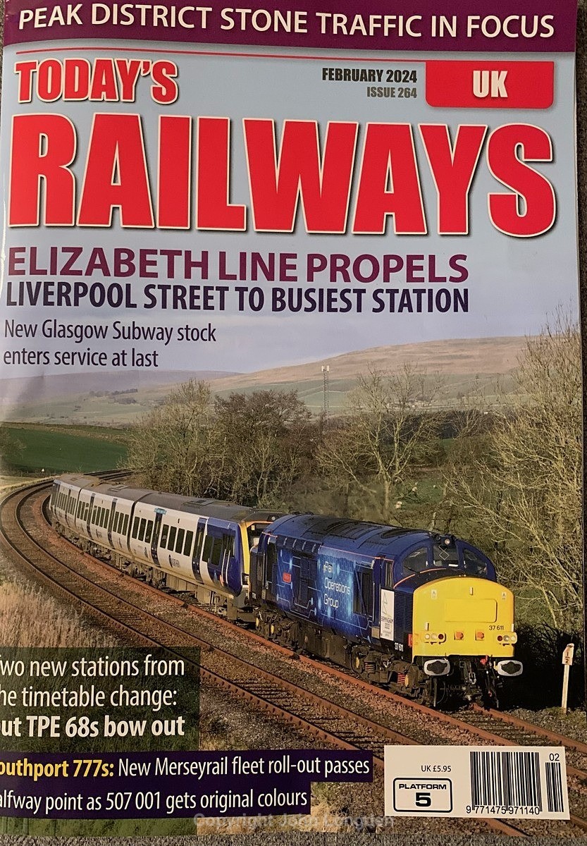 Todays Railways Cover - Issue 264, Feb 2024 - Little North Western (west to east)