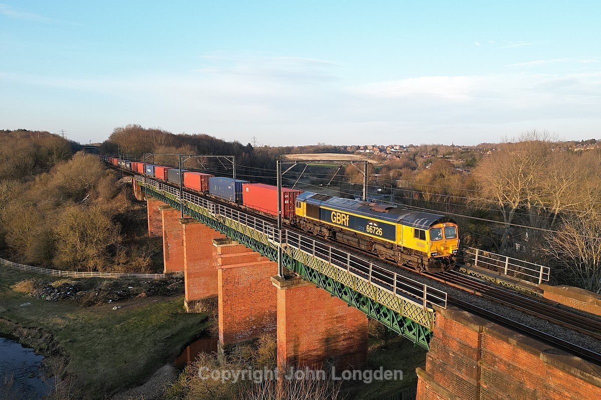 JL - 6.3.25 66726 4E04 Mossend - Doncaster, Stonebridge - Latest shots
