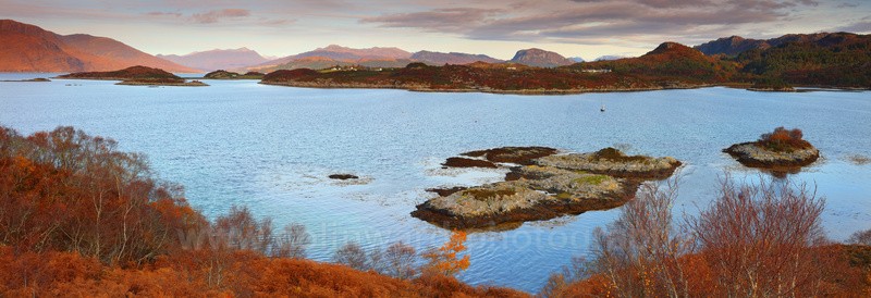Loch Carron Panoramic - Panoramic Landsapes