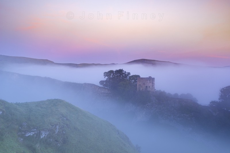 Peveril Castle Dawn, - Peak District & surrounding area