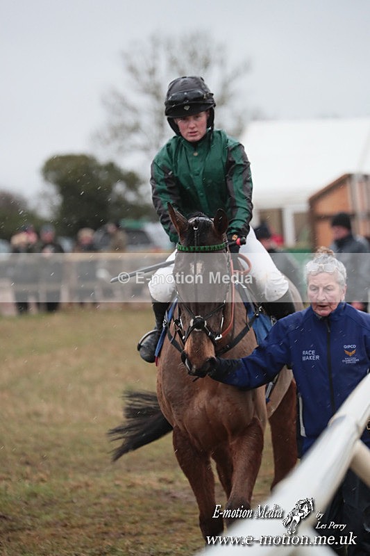 PtP 260125 150 - Cocklebarrow Point-to-Point racing with the Heythrop Hunt 26/01/25