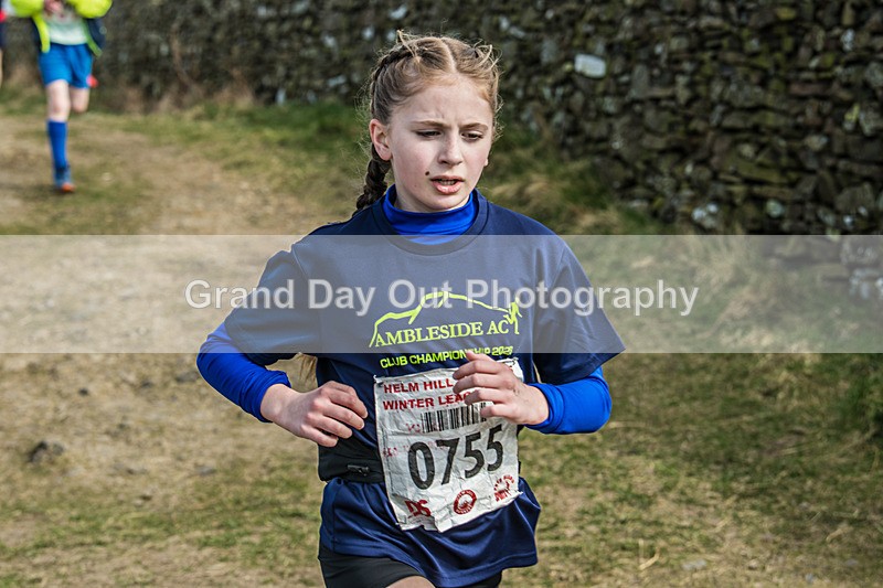 Helm Hill -128 - Kendal Winter League Helm Hill Fell Races (Under 13/15/17 & Seniors) Sunday 16th March 2025