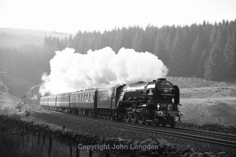 JL - 14.2.17 60163 'Tornado' 2Z53 10.44 Skipton - Appleby, Blea Moor - Blea Moor Tunnel