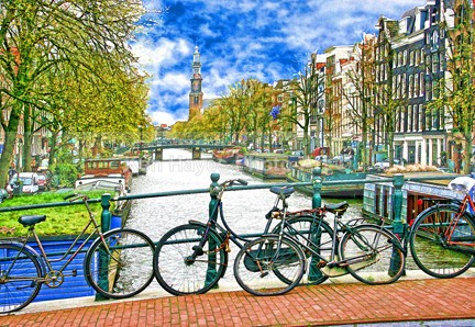 Amsterdam Two Bridges - Photo