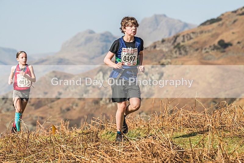 Elterwater-79 - Kendal Winter League Elterwater Under 13 Fell Race Sunday 9th March 2025