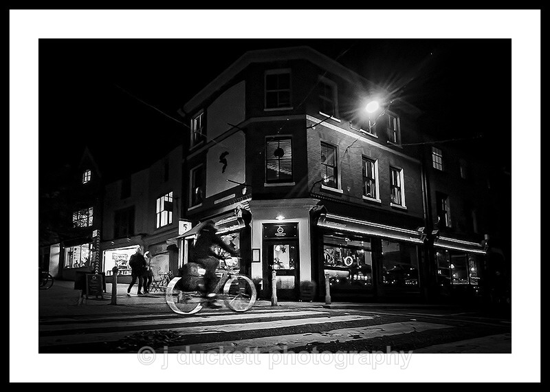 Cyclist at Night - Cyclist at Night
