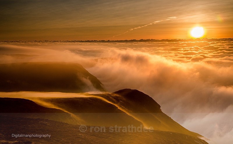 Sunset in the Fog - Land of Man