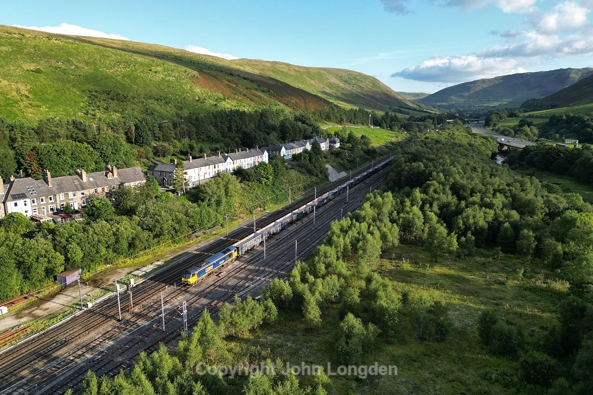 JL - 17.8.23 60087 6C66 Tuebrook - Shap, Tebay - West Coast Main Line (north to south)