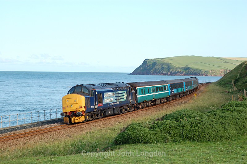 JL - 8.7.15 37409  37218 2C33 05.46 Barrow - Carlisle, St Bees - Cumbrian Coast (north to south)