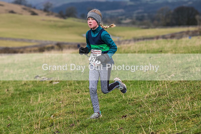 Cunswick U13-251 - Kendal Winter League Cunswick Scar Junior Under 13 Fell Race Sunday 26th January 2025