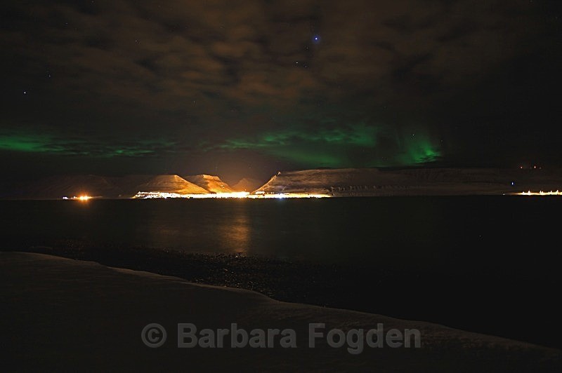 Northernlight over Longyearbyen 5184 - Polar night