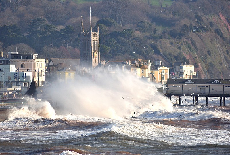 Wild seas at Teignmouth - Teignmouth and Shaldon