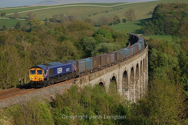 13.5.08 66727 4M91 West Burton - Kirkby Thore, Smardale Viaduct - Smardale viaduct
