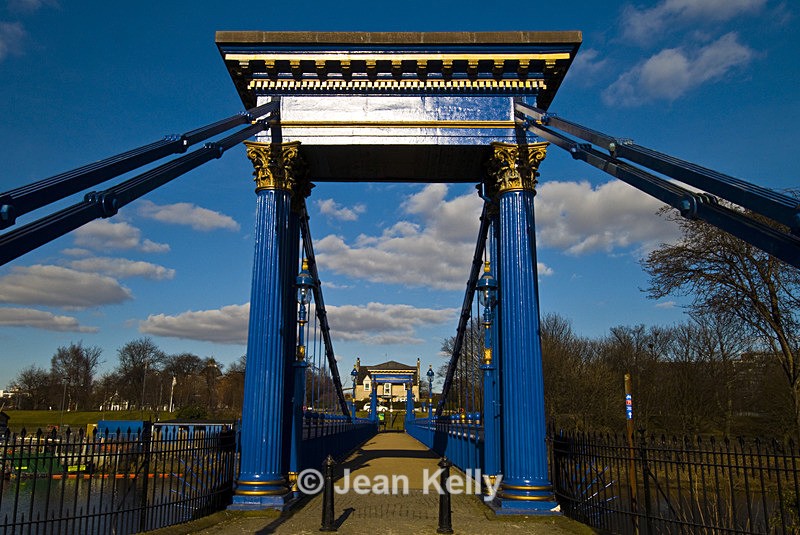 St Andrew's Suspension Bridge, Glasgow - 6971 - Scotland
