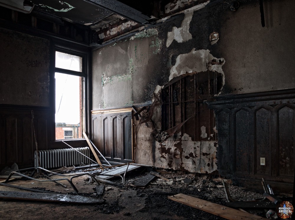 Aftermath of a Fire | Norwich State Hospital