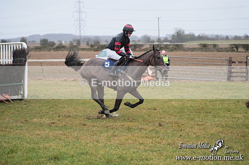 PtP 260125 78 - Cocklebarrow Point-to-Point racing with the Heythrop Hunt 26/01/25