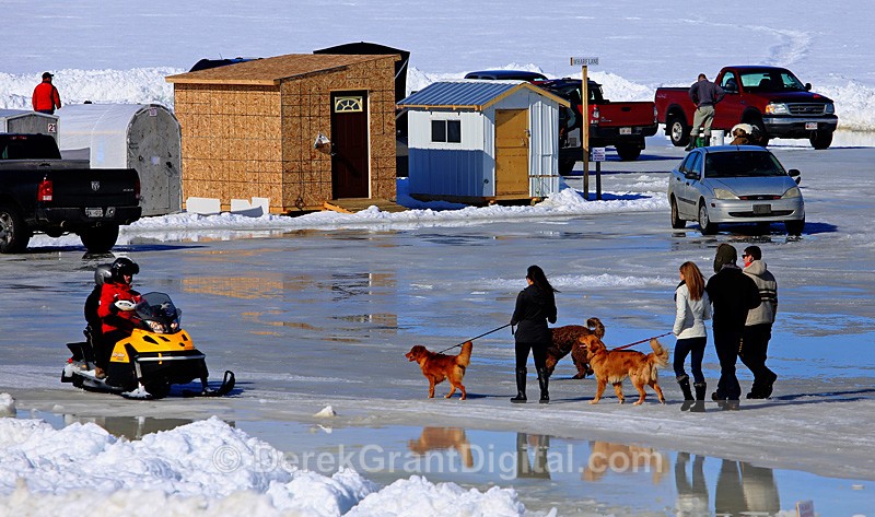 Ice Fishing Life ~ New Brunswick Canada - Ice Shacks