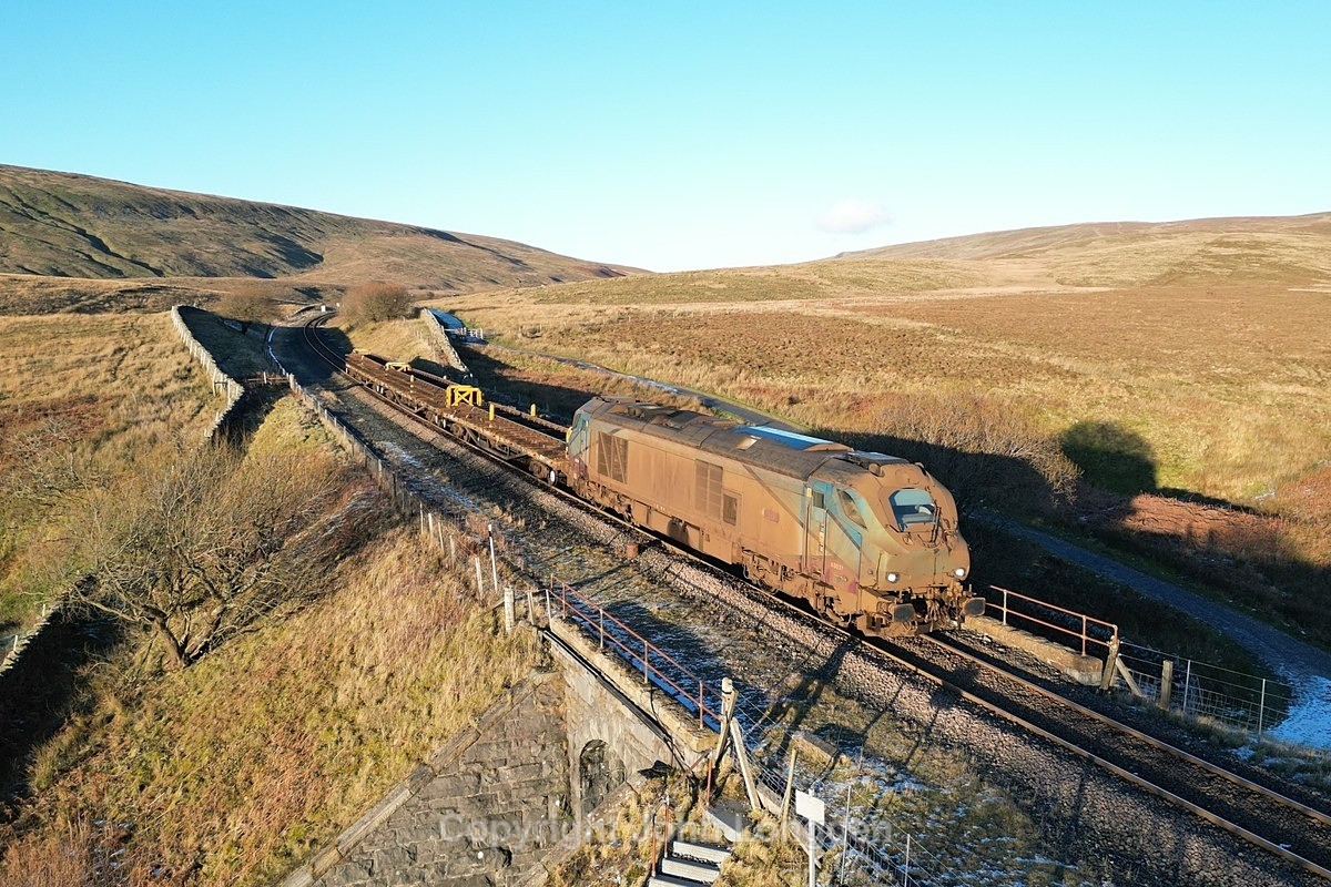 JL - 1.12.23 68031 6K05 Carlisle - Crewe, Blea Moor - Blea Moor