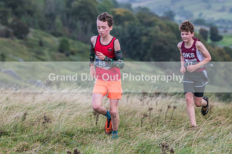 ESFRC Year 7-6 - English Schools Fell Running Championships Year 7 Giggleswick Saturday 1st October 2022