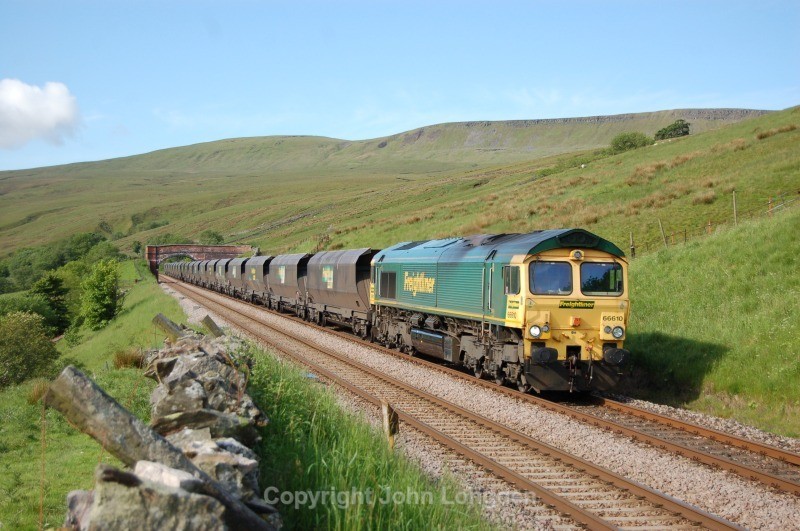 18.6.12 - 66610 4M75 Leeds Hunslet - Carlisle Yard, Angerholme - Angerholme