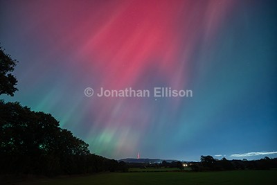 The Northern Lights Above Winter Hill - Northern Lights