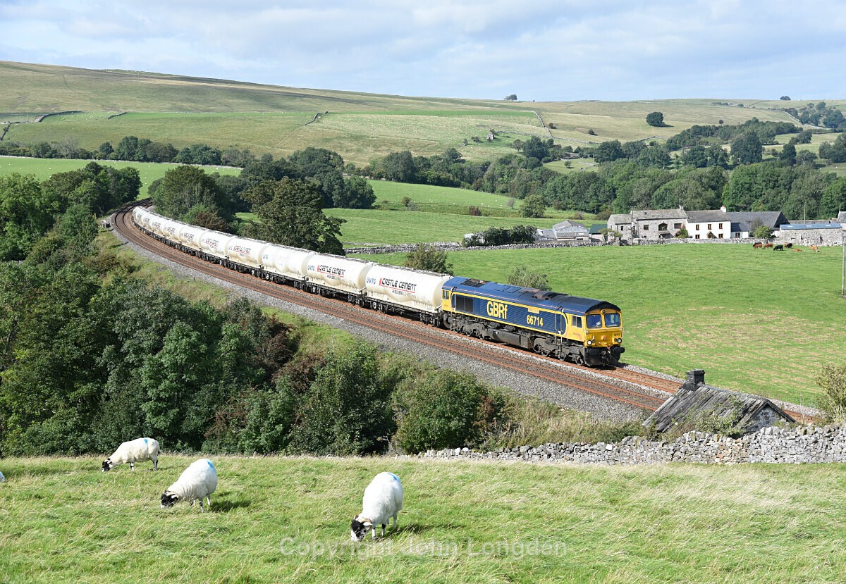 JL - 16.9.19 66714 6M00 Carlisle Yard - Clitheroe, Smardale - Smardale