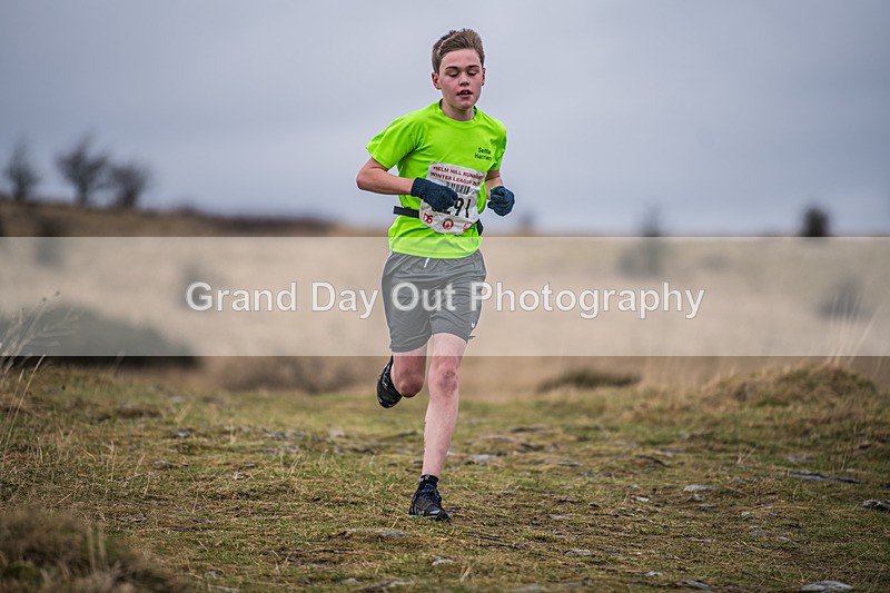 Cunswick U15  U17-116 - Kendal Winter League Cunswick Scar Junior Under 15 & 17 Fell Races Sunday 26th January 2025