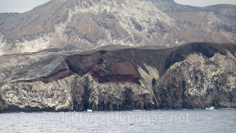 Ascension Island lava flows on coast - Ascension Island, Atlantic Ocean