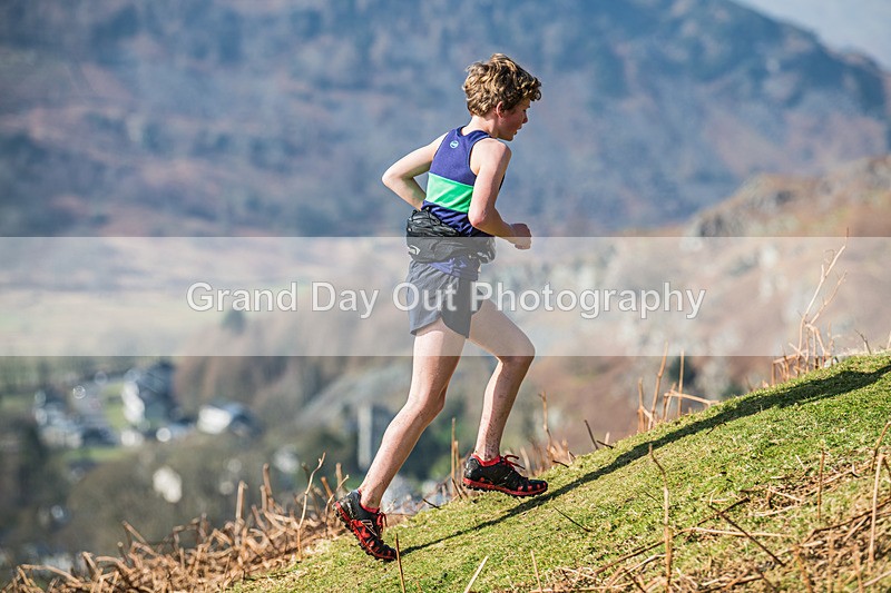 Elterwater-222 - Kendal Winter League Elterwater Under 15/17 Fell Races Sunday 9th March 2025