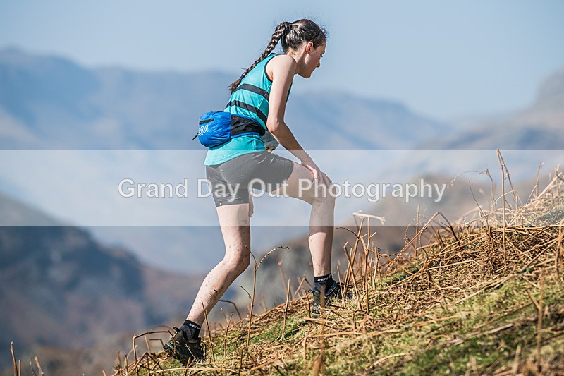 Elterwater-257 - Kendal Winter League Elterwater Under 15/17 Fell Races Sunday 9th March 2025