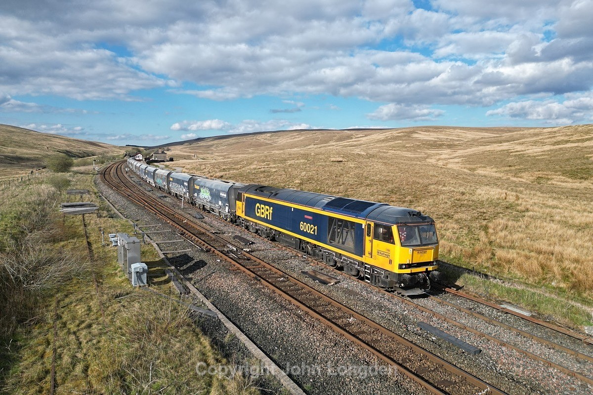 JL - 24.4.25 60021 6E77 Arcow - Hunslet, Blea Moor - Latest shots
