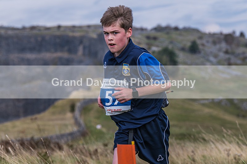 Year 7-134 - The English Schools Fell Running Championship Giggleswick Year 7 Sunday 6th October 2024