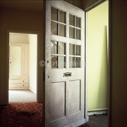Door with Broken Glass, Mundesley TB Hospital - The Nurses Quarters - Decor