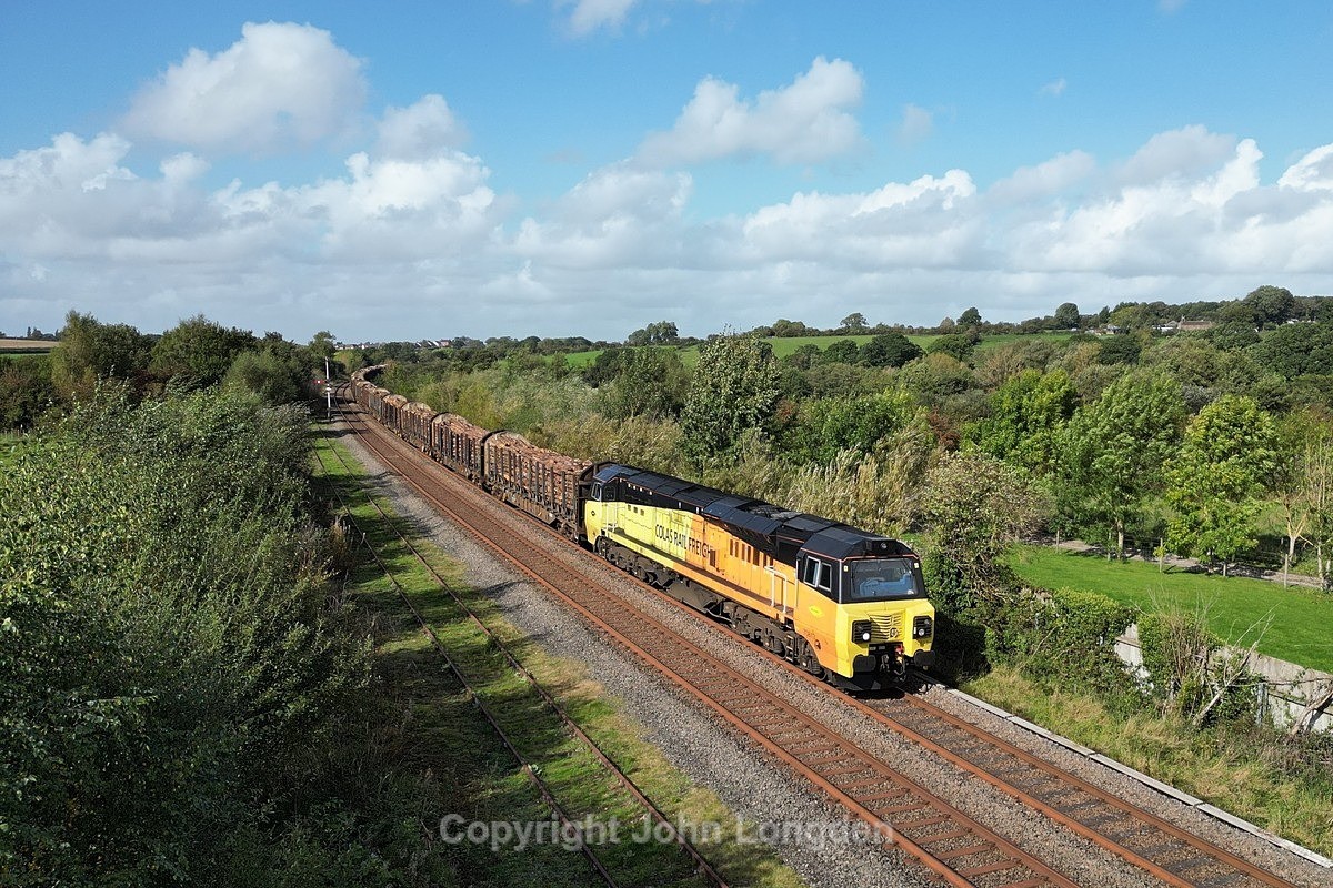 JL - 25.9.23 70813 6J37 Carlisle - Chirk,  Howe & Co - Howe & Co. sidings