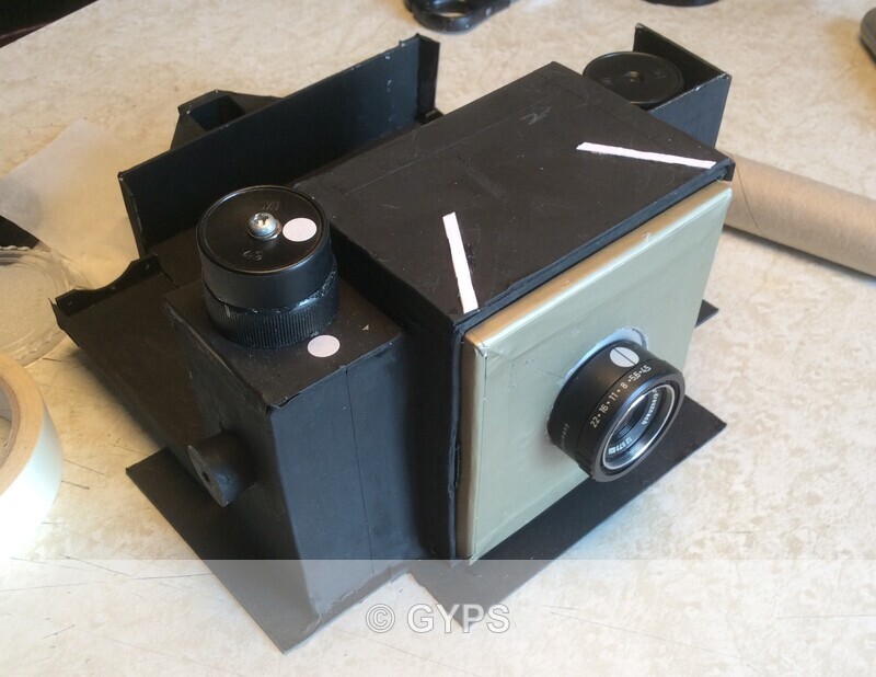 John Bracey’s cardboard camera - John Bracey’s cardboard film camera