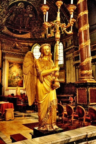Candelstick Angel - Rome