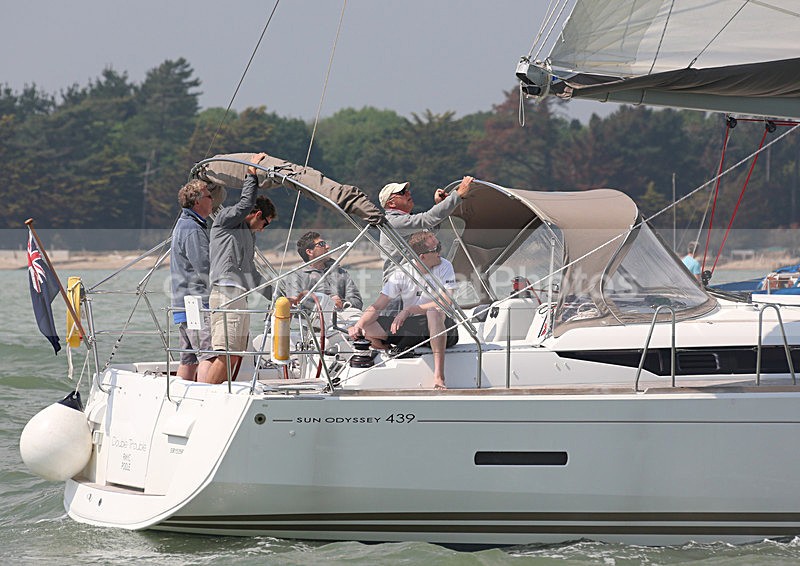 140601 DOUBLE TROUBLE SUN ODYSSEY 439 WT7A5094 - Sailboats - monohull