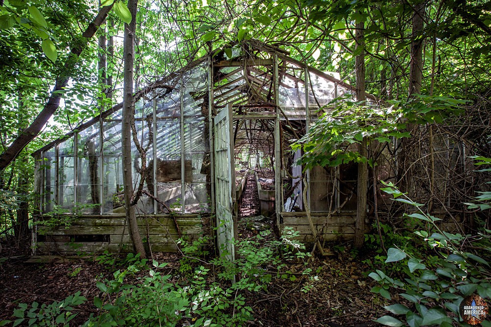 Pennhurst State School (Spring City, PA) | Camouflaged Greenhouse - Pennhurst State School and Hospital