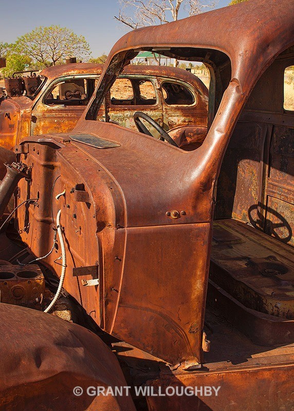 Car wreck 2 north of Alice Springs - Australia