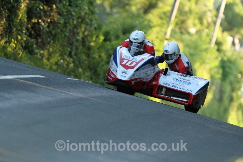 Gregory Lambert / Kenny Cole Honda - Friday Practice - Sidecars