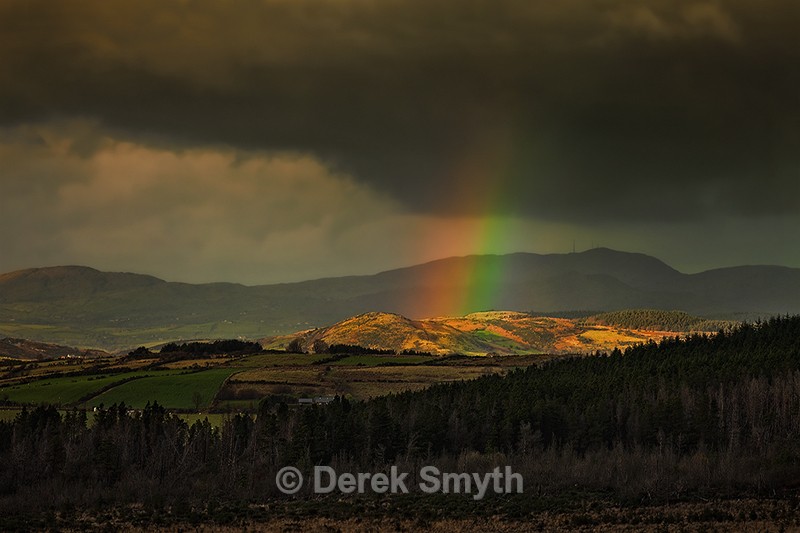 Mourne Mountains Rainbow - The Mournes