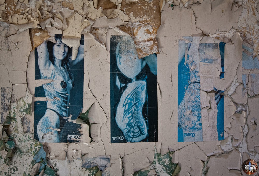 Magazine triptych, Holmesburg Prison, Philadelphia PA | Abandoned America by Matthew Christopher