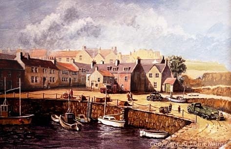 'Crail Harbour, Fife' (Landscape version) - Landscapes