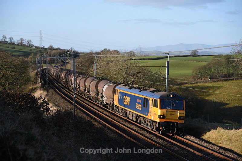 JL - 4.1.17 92032 6S94 Dollands Moor - Irvine, Docker - West Coast Main Line (north to south)