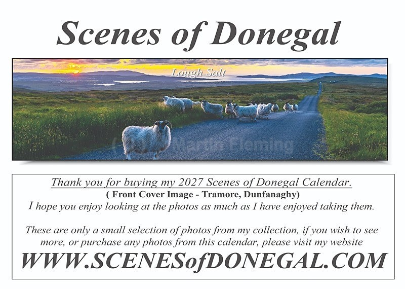 2 Inside Page 1 2027 - 2027 Scenes of Donegal Calendar