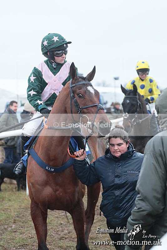 PtP 260125 665 - Cocklebarrow Point-to-Point racing with the Heythrop Hunt 26/01/25
